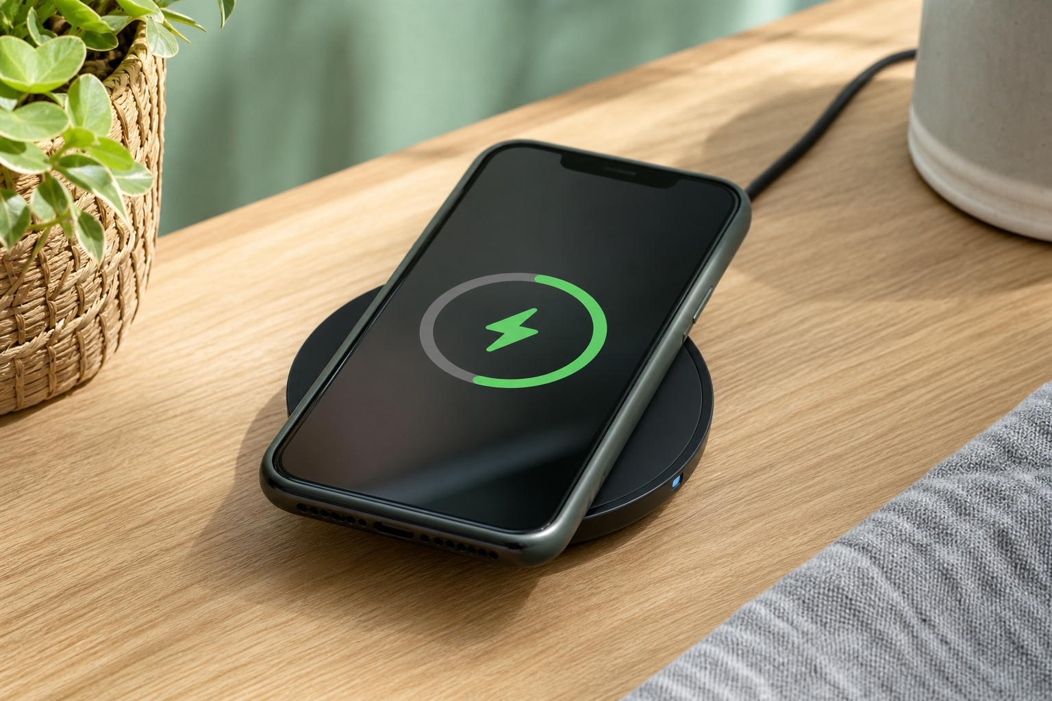 Kan ik mijn telefoon nog opladen als de oplaadpoort kapot is?