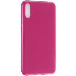 Mobigear Colors Huawei Y7 Pro (2019) Hoesje Flexibel TPU Backcover - Rood
