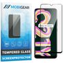 Mobigear Premium Realme C21Y Glazen Screenprotector - Case Friendly - Zwart