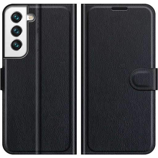 Mobigear Classic Samsung Galaxy S22 Hoesje Bookcase Portemonnee - Zwart
