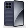 Mobigear Bumpy Xiaomi 15 Hoesje Flexibel TPU Backcover - Donkerblauw