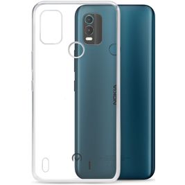 Mobilize Gelly Doorzichtig Nokia C21 Plus Hoesje Flexibel TPU Backcover - Transparant