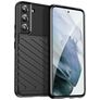 Mobigear Groove Samsung Galaxy S23 Hoesje Flexibel TPU Backcover - Zwart