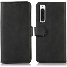 Mobigear Wallet Sony Xperia 10 V Hoesje Bookcase Portemonnee - Zwart
