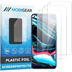 Mobigear Realme 7 Pro Screenprotector Folie - Case Friendly (3-Pack)
