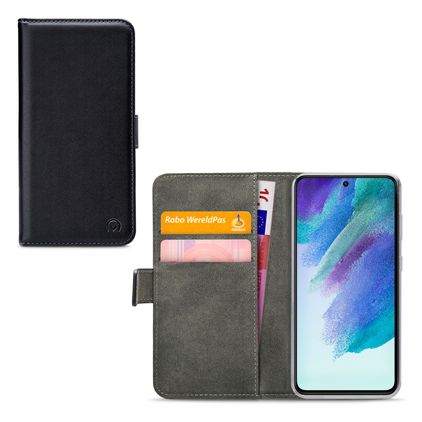 Mobilize Classic Gelly Wallet Samsung Galaxy S21 FE Hoesje Bookcase Portemonnee - Zwart