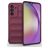 Mobigear Bumpy Samsung Galaxy A56 Hoesje Flexibel TPU Backcover - Wine Red