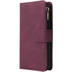 Mobigear Zipper Huawei P40 Hoesje Bookcase Portemonnee - Rood