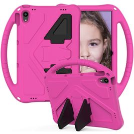 Mobigear AeroArmor Lenovo Tab P11 Plus Gen 1 Kinder Tablethoes met Handvat + Stylus Houder - Roze