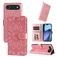 Mobigear Sunflower iPhone Air Hoesje Bookcase Portemonnee - Roze