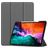 Mobigear Tri-Fold Gel iPad Pro 12.9 Inch (2022) Hoes TPU,Kunstleer Bookcase + Stylus Houder - Grijs