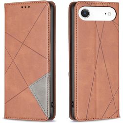 Mobigear Rhombus Slim iPhone Air Hoesje Bookcase - Bruin