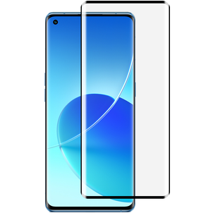 Mobigear Premium OPPO Reno 6 Pro 5G Glazen Screenprotector - Case Friendly - Zwart