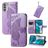 Mobigear Butterfly Motorola Moto G52 Hoesje Bookcase Portemonnee - Paars