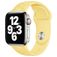 Mobigear Sport Flowers Siliconen Apple Watch Bandje Druksluiting - 49/46/45/44 mm - Geel