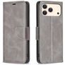 Mobigear Excellent iPhone 18 Pro Max Hoesje Bookcase Portemonnee - Grijs