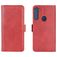 Mobigear Slim Magnet Motorola One Fusion Plus Hoesje Bookcase Portemonnee - Rood