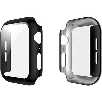 Mobigear Royal Apple Watch - 44 mm Hardcase Hoesje - Zwart