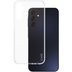 CARE by PanzerGlass Fashionable Doorzichtig Samsung Galaxy A15 5G Siliconen Hoesje Backcover - Transparant