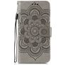 Mobigear Mandala Huawei P40 Hoesje Bookcase Portemonnee - Grijs