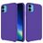 Mobigear Rubber Touch iPhone 11 Siliconen Hoesje Backcover - Paars
