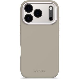 Decoded iPhone 17 Pro Siliconen Hoesje Backcover - Soft Taupe