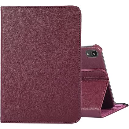 Mobigear DuoStand iPad Mini 6 (2021) Hoes Draaibare Bookcase - Paars