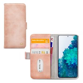 Mobilize Elite Gelly Samsung Galaxy S20 FE Hoesje Bookcase Portemonnee - Soft Pink