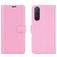 Mobigear Classic Sony Xperia 5 II Hoesje Bookcase Portemonnee - Roze