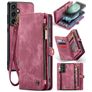 Caseme 008 Samsung Galaxy S23 FE Hoesje Uitneembare 2in1 Bookcase Portemonnee - Rood