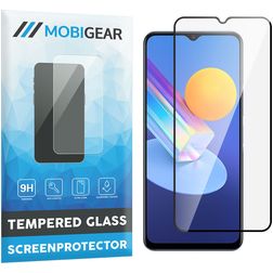 Mobigear Premium Vivo Y52 Glazen Screenprotector - Case Friendly - Zwart