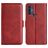 Mobigear Slim Magnet TCL 305 Hoesje Bookcase Portemonnee - Rood