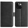Mobigear Slim Magnet iPhone 15 Hoesje Bookcase Portemonnee - Zwart