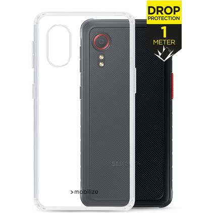 Mobilize Naked Protection Doorzichtig Samsung Galaxy Xcover 5 Hoesje Hardcase Backcover Shockproof - Transparant