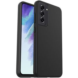 OtterBox React Samsung Galaxy S21 FE Hoesje Hardcase Backcover Shockproof - Zwart OtterBox React Samsung Galaxy S21 FE Hoesje Hardcase Backcover Shockproof - Zwart