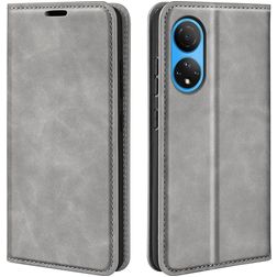 Mobigear Retro Slim HONOR X7 Hoesje Bookcase Portemonnee - Grijs