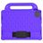 Mobigear Diamond iPad Pro 11 Inch (2021) Kinder Tablethoes met Handvat - Paars