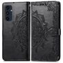 Mobigear Mandala Samsung Galaxy A16 Hoesje Bookcase Portemonnee - Zwart