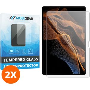Mobigear Samsung Galaxy Tab S8 Ultra Glazen Screenprotector - Case Friendly (2-Pack)