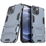Mobigear Armor Stand iPhone 13 Mini Hoesje Hardcase Backcover Shockproof met Standaard - Blauw