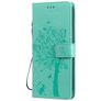 Mobigear Tree LG V60 ThinQ Hoesje Bookcase Portemonnee - Turquoise