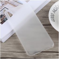 Mobigear Ultra Slim iPhone XR Hoesje Hardcase Extra Dun Backcover - Wit