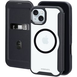 Mobiparts Shield Line iPhone 14 MagSafe Hoesje Bookcase - Zwart