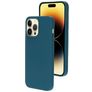 Mobiparts iPhone 14 Pro Max Siliconen Hoesje Backcover - Blueberry Blue