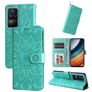 Mobigear Sunflower POCO F4 Hoesje Bookcase Portemonnee - Groen