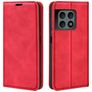 Mobigear Retro Slim OnePlus 10 Pro Hoesje Bookcase Portemonnee - Rood