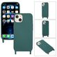 Mobigear Lanyard iPhone 14 Plus Siliconen Hoesje met koord - Groen