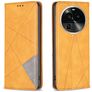 Mobigear Rhombus Slim OPPO Find X6 Pro Hoesje Bookcase - Cognac