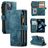 Caseme C30 iPhone 13 Mini Hoesje Bookcase Portemonnee - Blauw