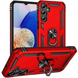 Mobigear Armor ring Samsung Galaxy A16 Hoesje Hardcase Backcover Shockproof met Ringhouder - Rood